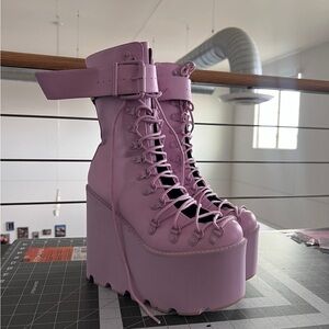 Dolls Kill Rave Platform Boots